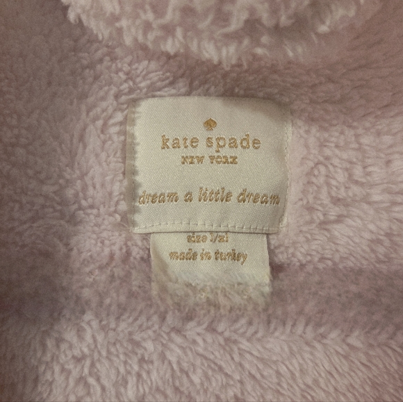 Kate Spade Pink Plush Robe Women's L/XL - Picture 4 of 9